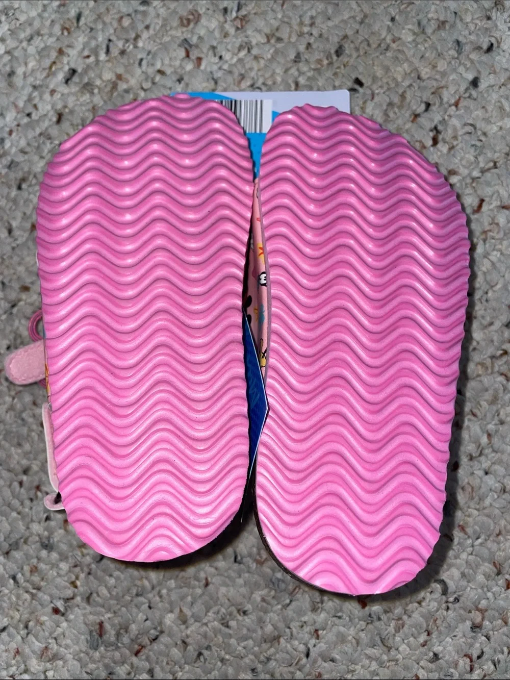 Disney Pink Mickey & Friends Toddler Hook-and-Loop Sandals